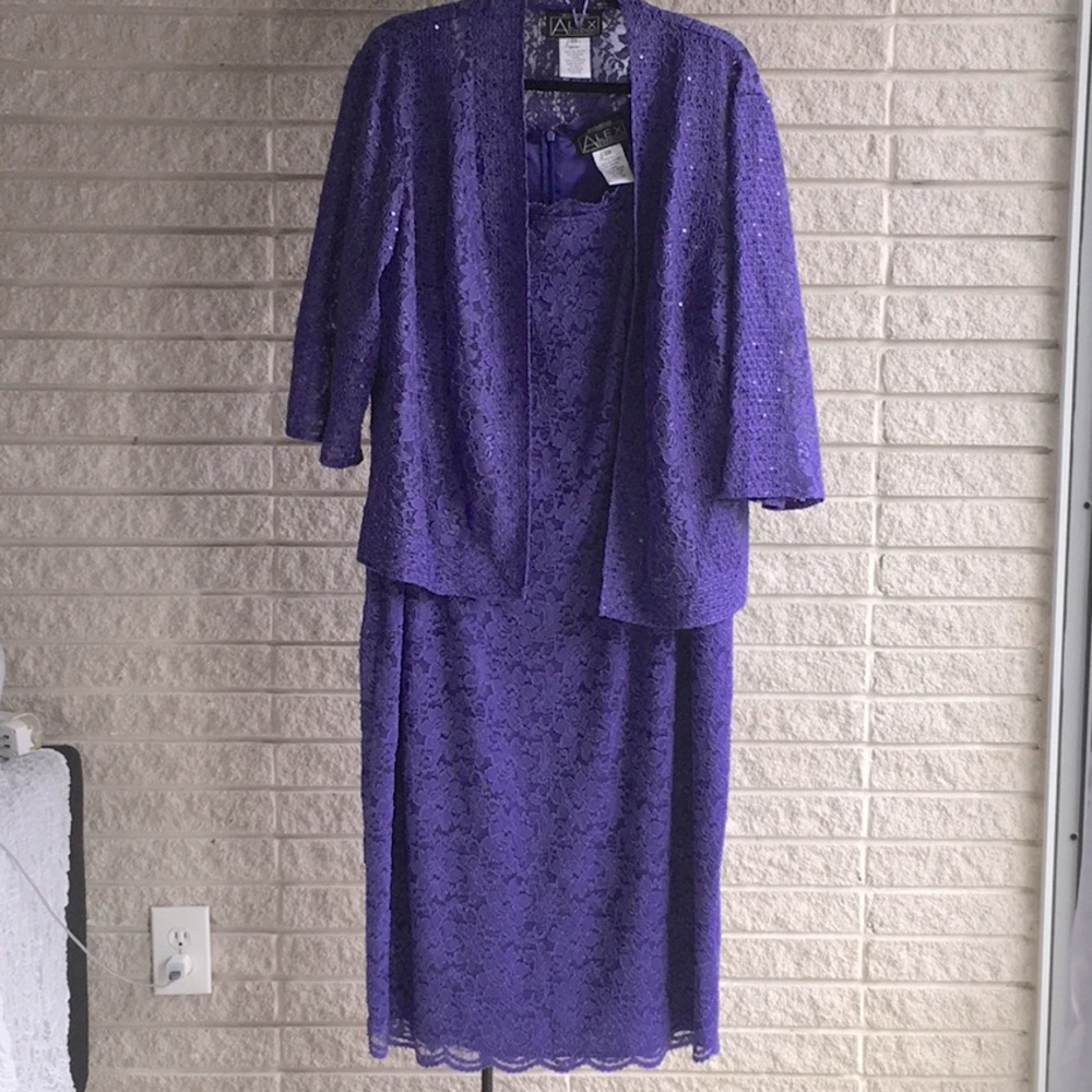 ALEX. evenings two pieces dress
